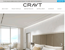 Tablet Screenshot of cravtoriginal.com